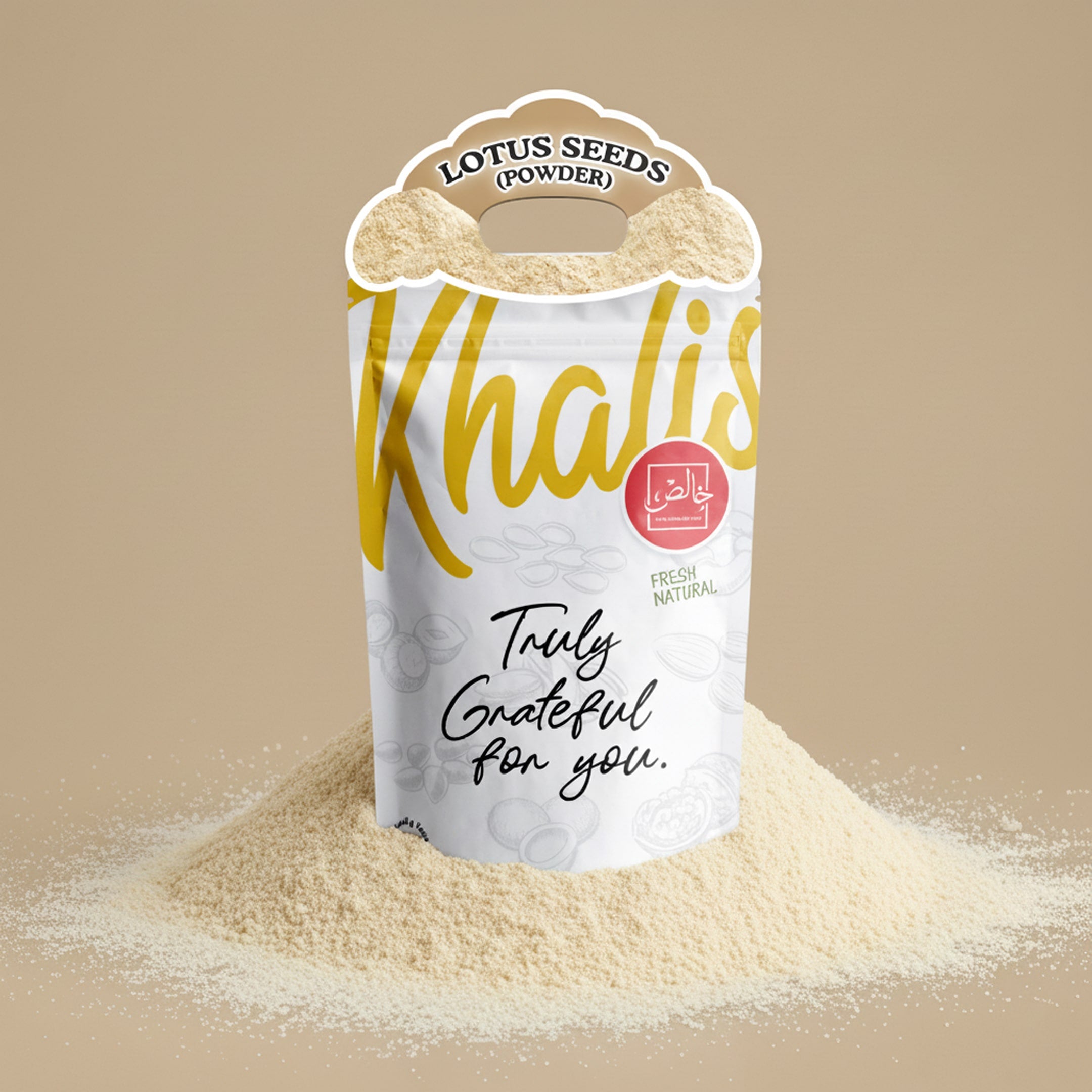 Buy Lotus Seeds Powder - Phool Makhana Powder – Khalis Online